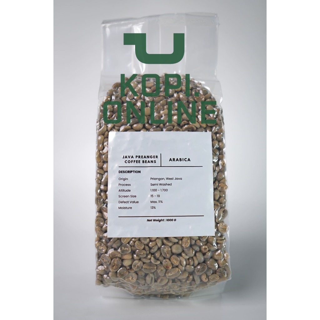 Kopi Java Preanger Arabica | Green Beans Java Preanger