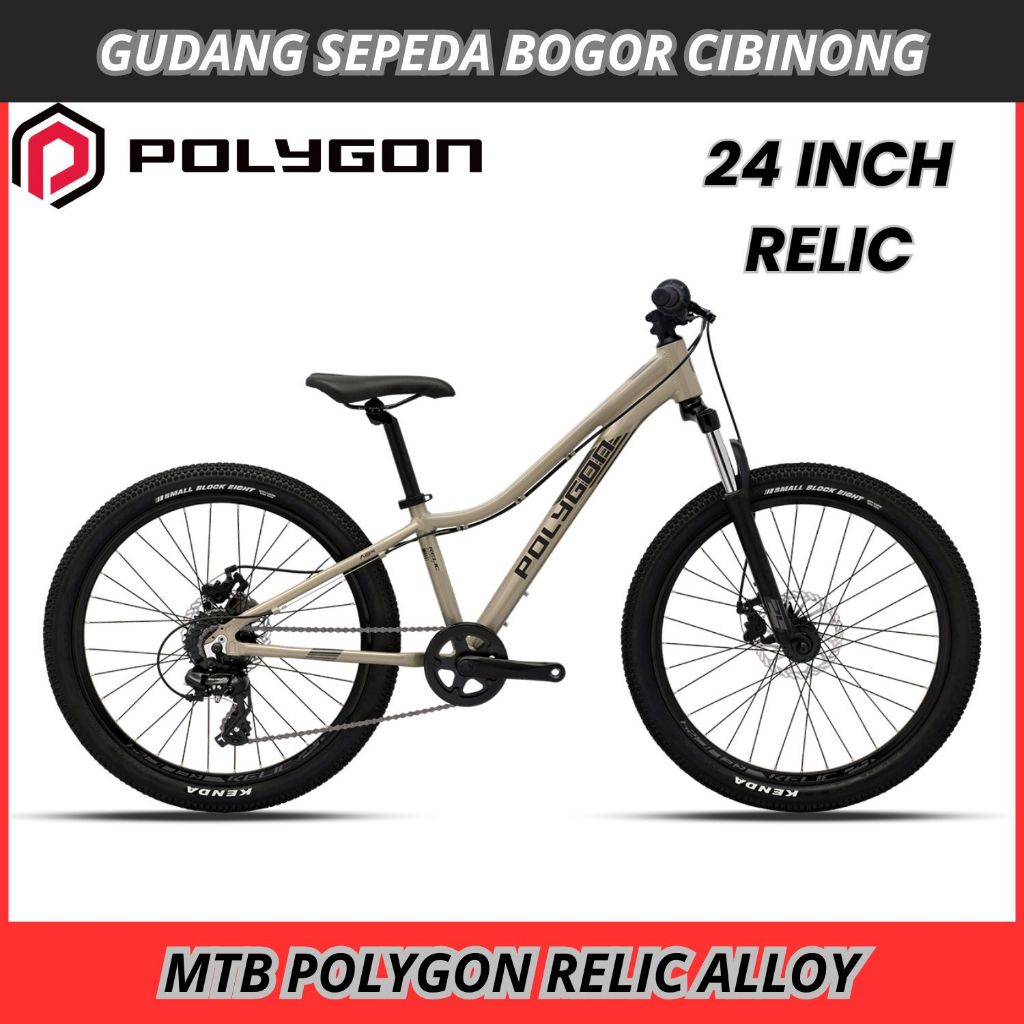 Sepeda Gunung MTB 24 Inc Polygon Relic 24