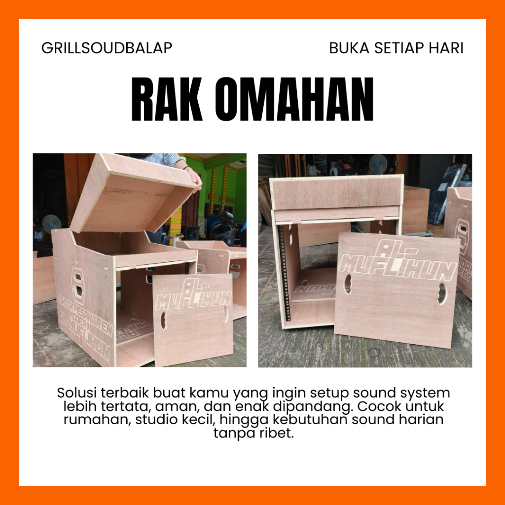 RAK OMAHAN SOUND – RACK PERALATAN SOUND SYSTEM