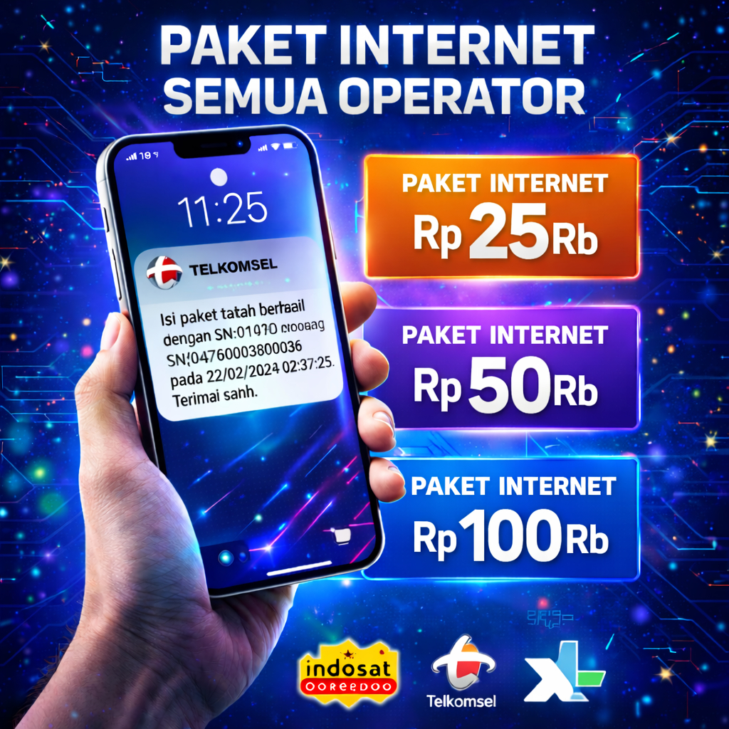 TELKOMSEL PAKET INTERNET TOP UP PROMO