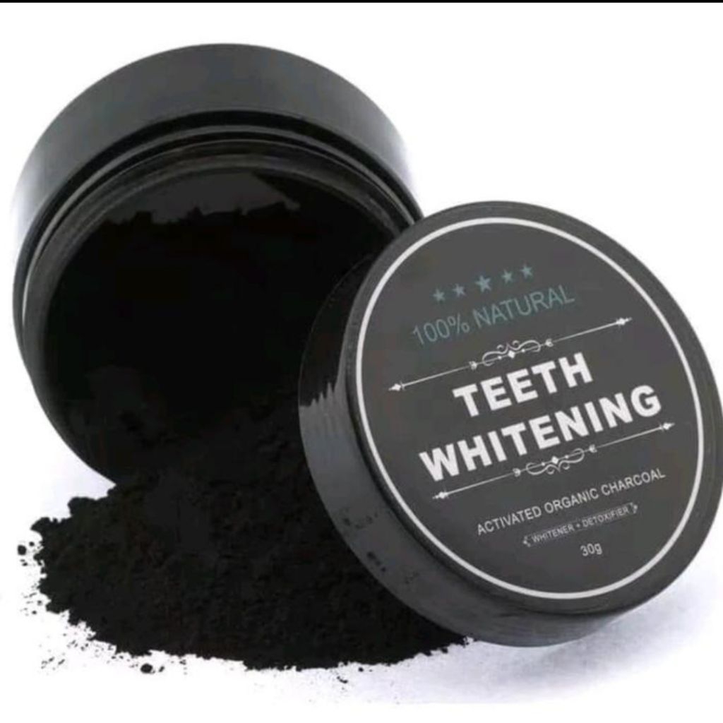 Pemutih Gigi Permanen Asli Teeth Whitening Charcoal Original