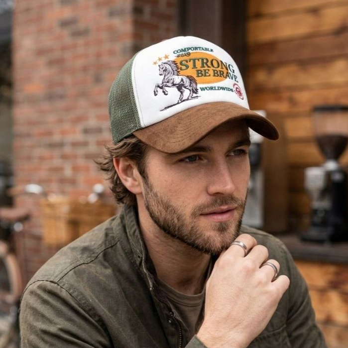 Topi Original Jaring Trucker Comfortable Bordir