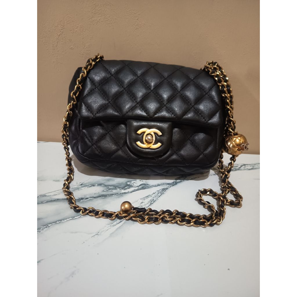 chanel bola sling pedes pahit preloved bag