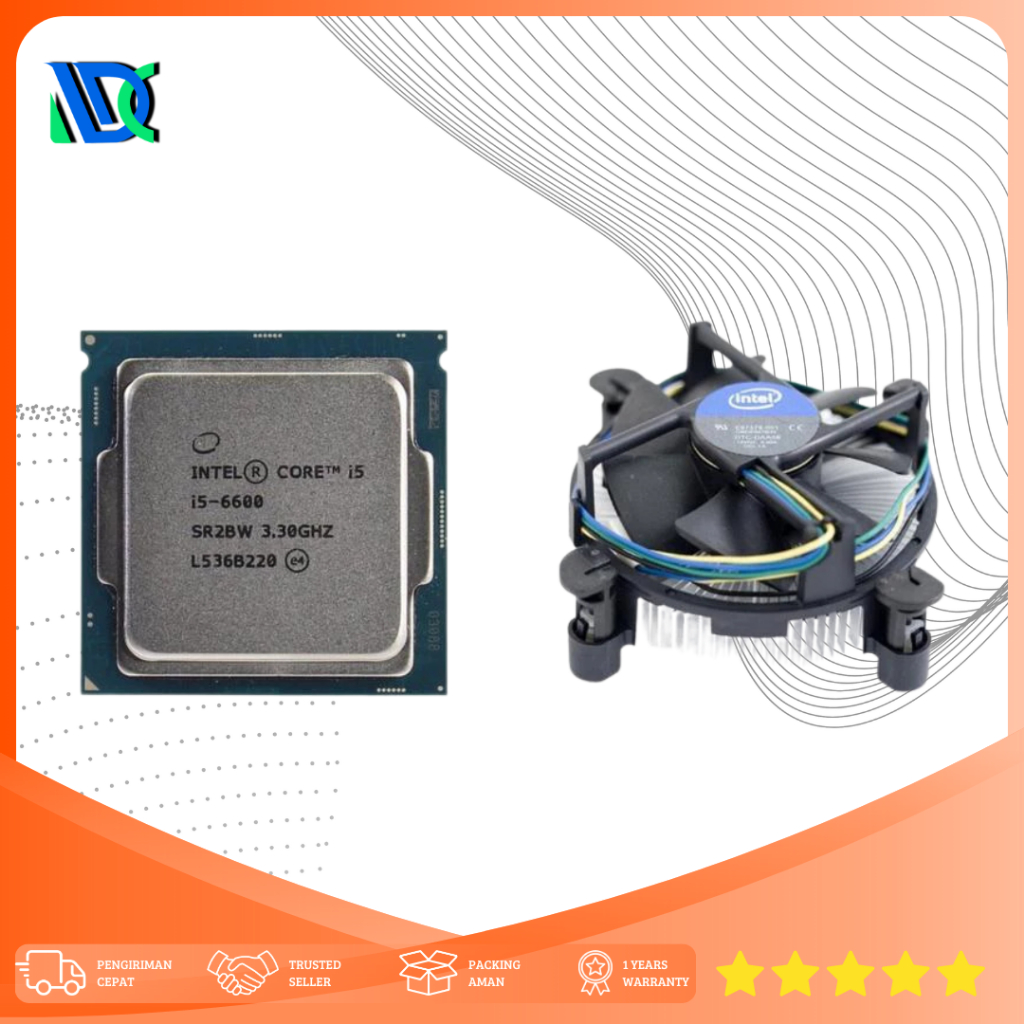 Processor Intel core i5 6600 + Fan