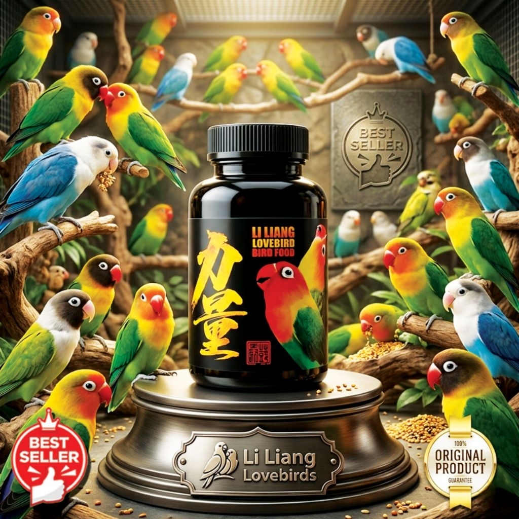 Li Liang Lovebird Bird Food - Pakan Khusus burung Lovebird Original Import China