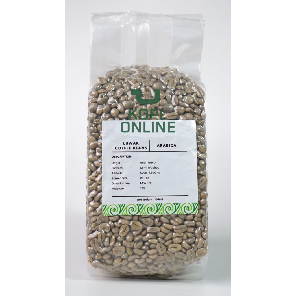 Kopi Arabika Gayo Luwak Green Bean