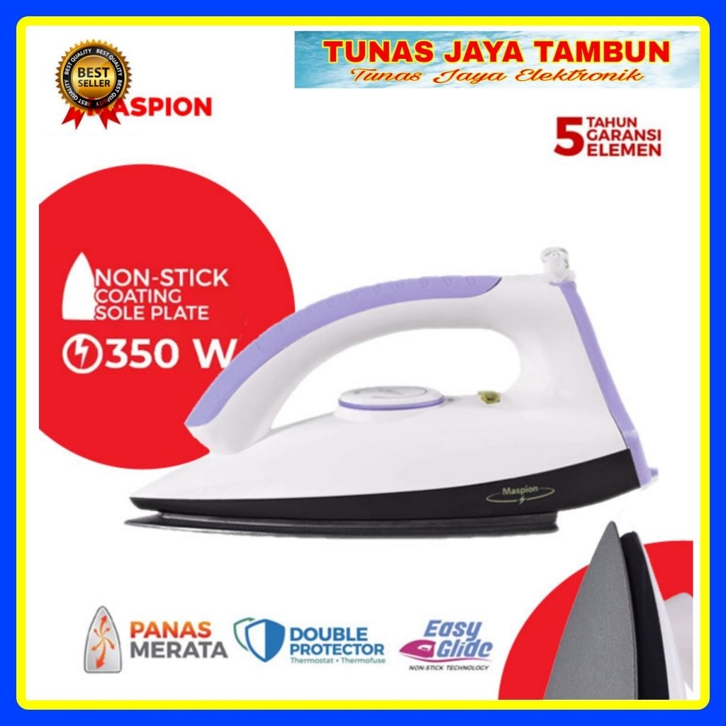 SETRIKA MASPION HA 340 / SETRIKA LISTRIK MASPION HA 340 / MASPION IRON HA-340