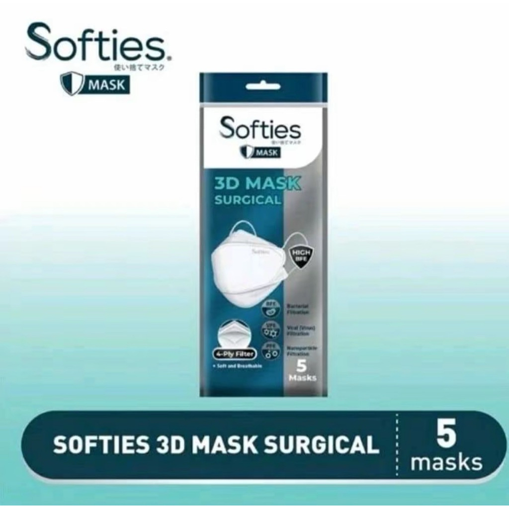 SOFTIES 3D MASK SURGICAL (5s)