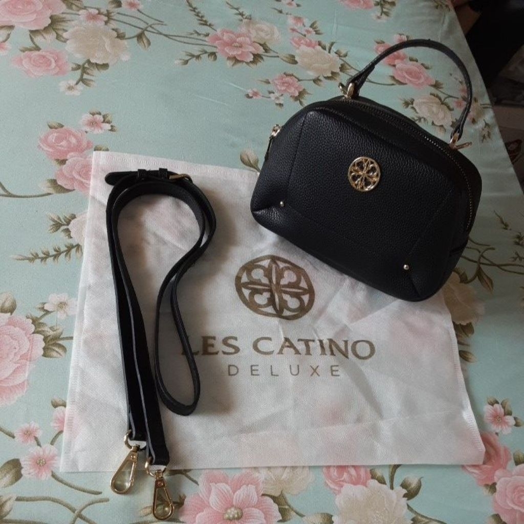 Preloved Tas Les Catino warna hitam