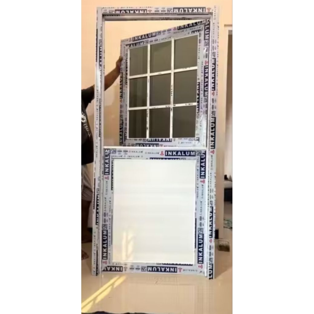 kusen+pintu Koboy bagus buat pintu samping rumah atau belakang rumah free bubble wrap dan packing ka