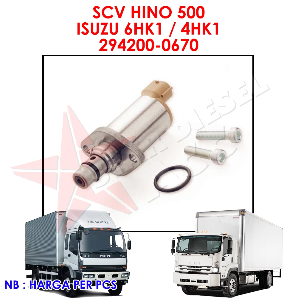 SCV HINO 500 ISUZU 6HK1 ISUZU 4HK1 294200-0670 SENSOR SCV SWITCH PUMP
