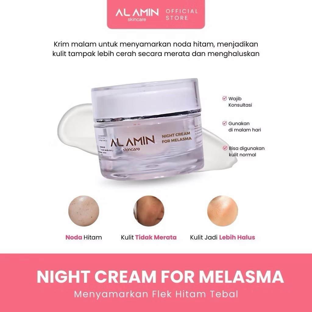 MB Plus Night Cream Melasma | Krim Malam Melasma Flek