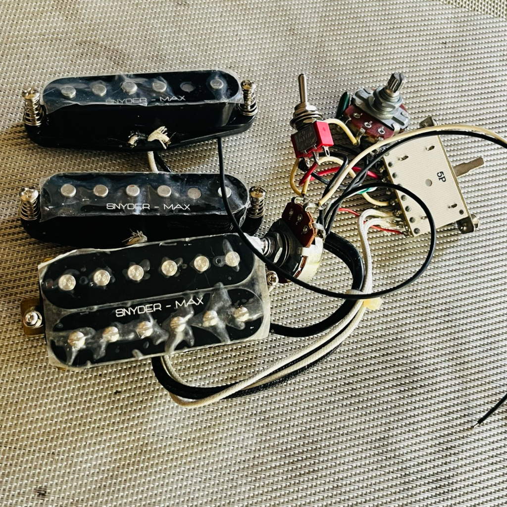 pickup set wiring HSS gitar snyder-max original-pickup set alnico