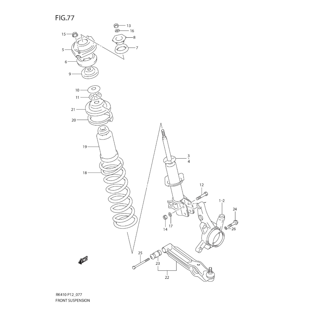 knuckle suzuki karimun estilo asli suzuki genuine part sgp