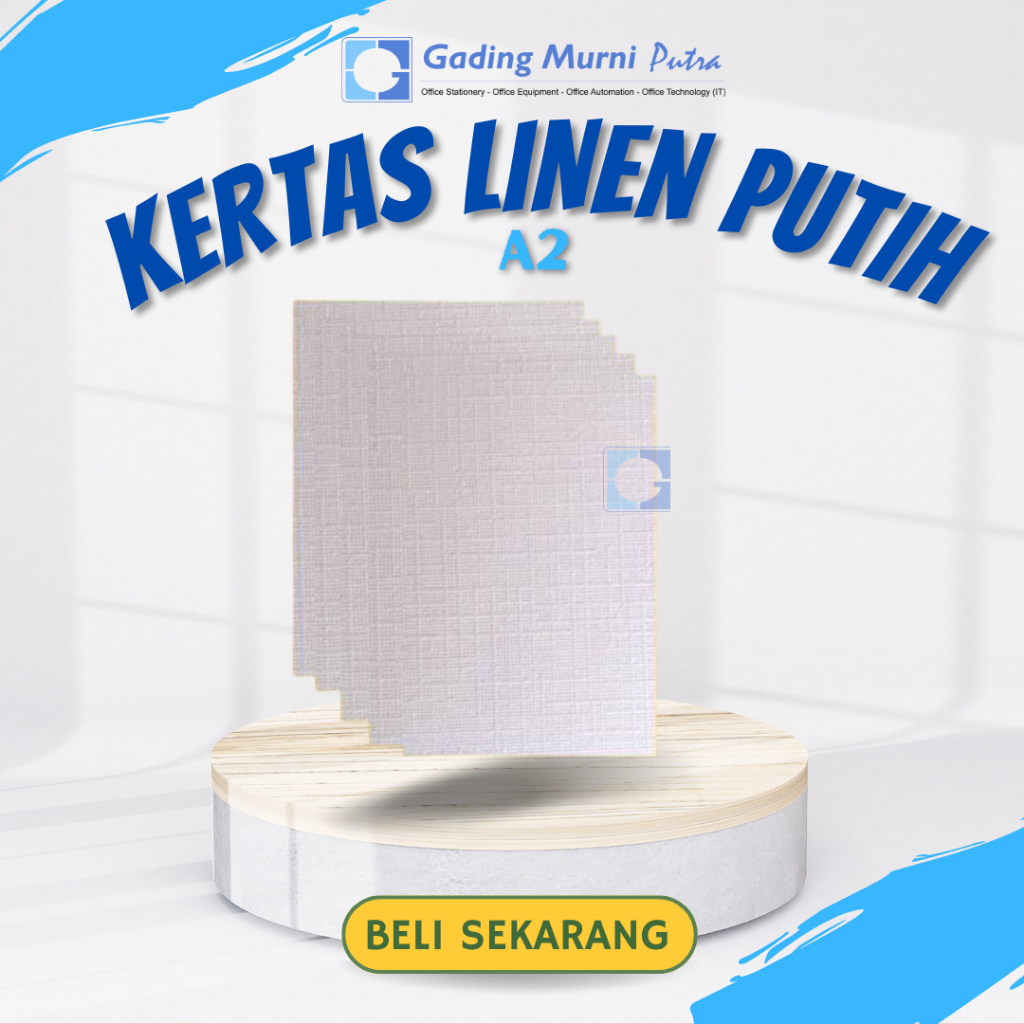 Kertas Linen Putih A2 ISI 5