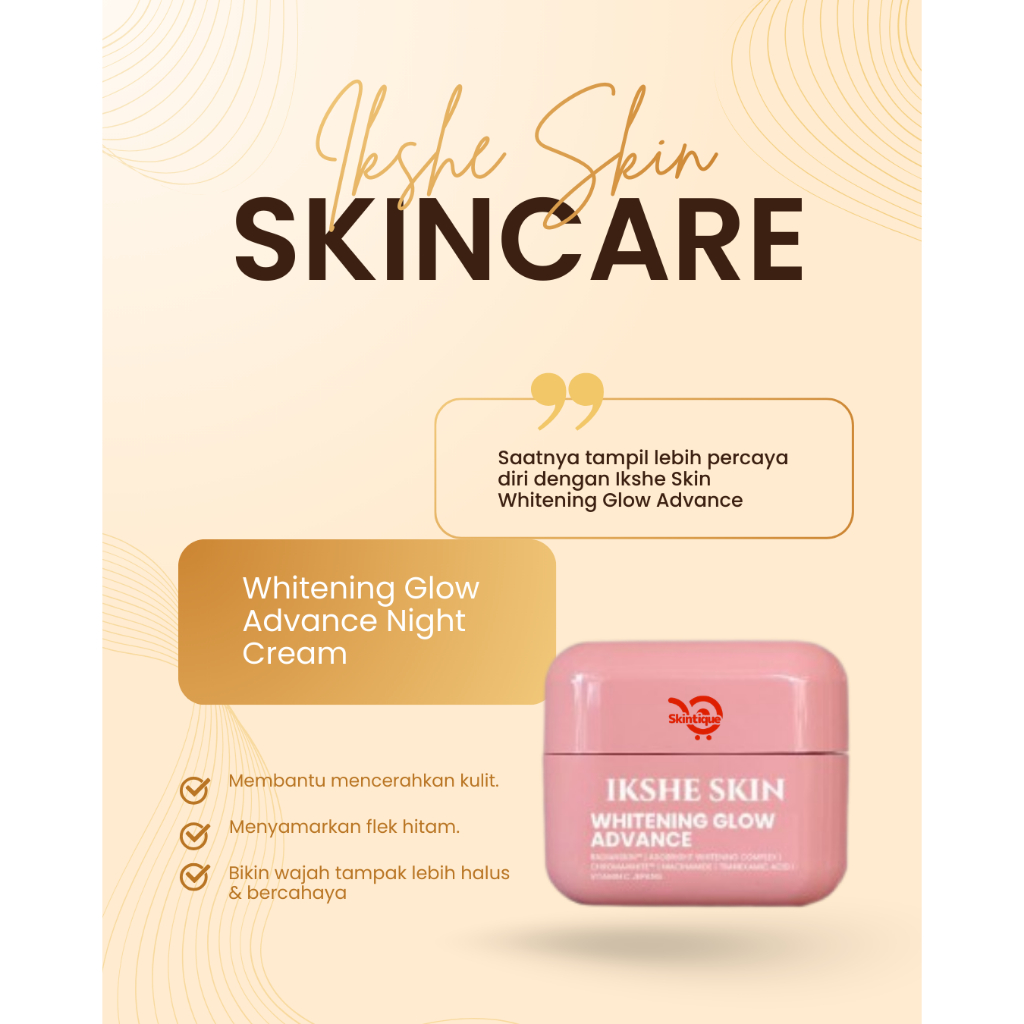 Cream Super Glowing Advance -  IKSHE SKIN - Whitening Glow Advance