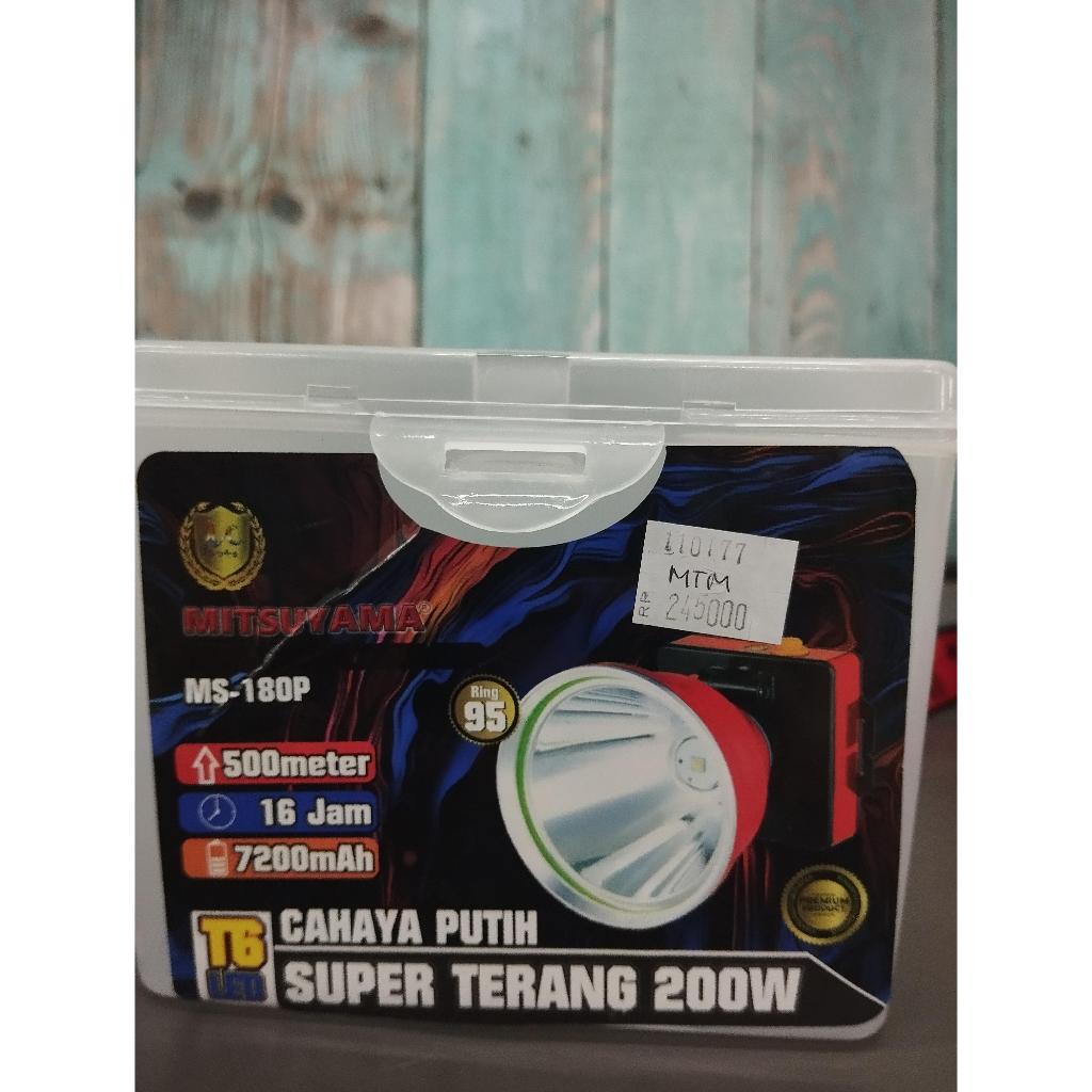SENTER KEPALA MITSUYAMA MS 180P super terang 200W CAHAYA PUTIH