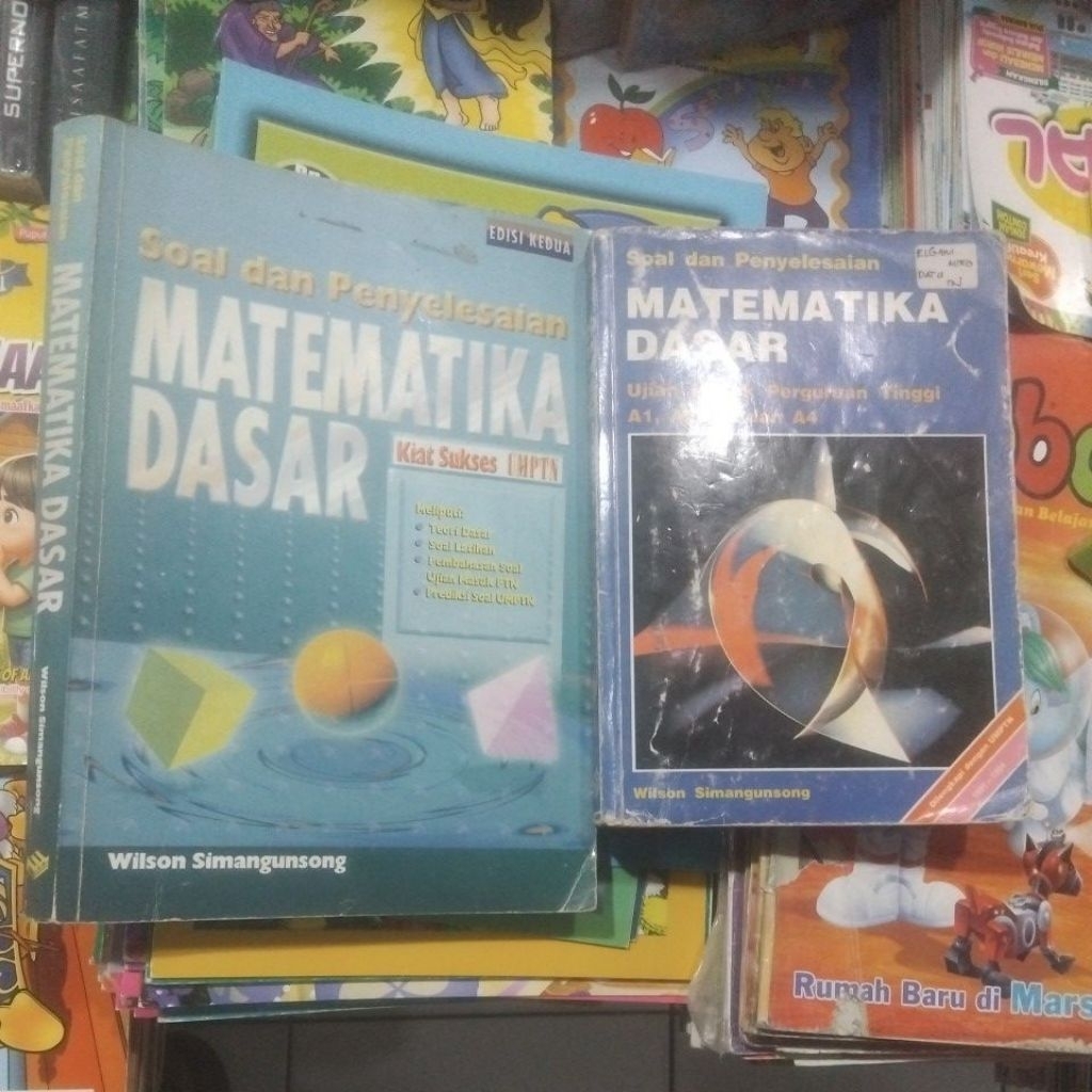 Buku bekas Soal dan penyelesaian Matematika Dasar