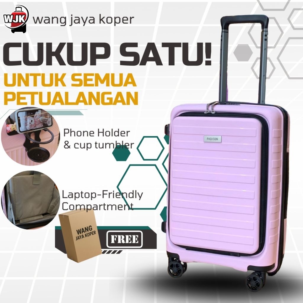Koper laptop bahan polypropylene anti pecah size 20 inch