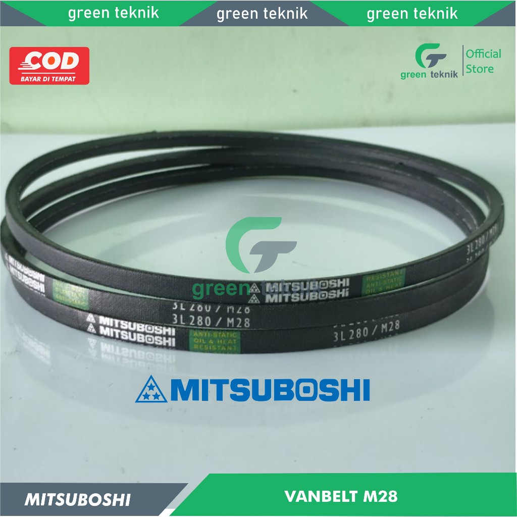 Vanbelt Tali Kipas M28 Mesin Cuci Sharp 2 Tabung Mitsuboshi