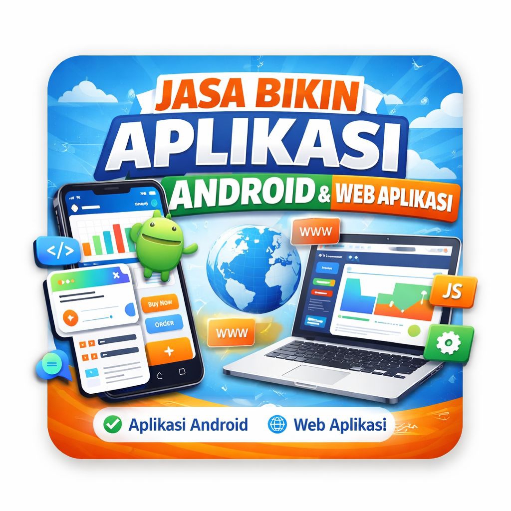 Jasa Pembuatan Aplikasi Android & Web App Profesional | Custom Sesuai Kebutuhan