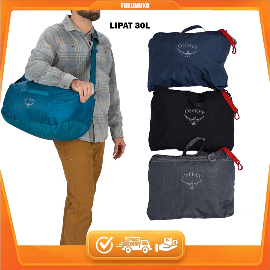Tas Lipat OSPREY Duffel Ultralight 30L / Tas Gym Olahraga Lipat