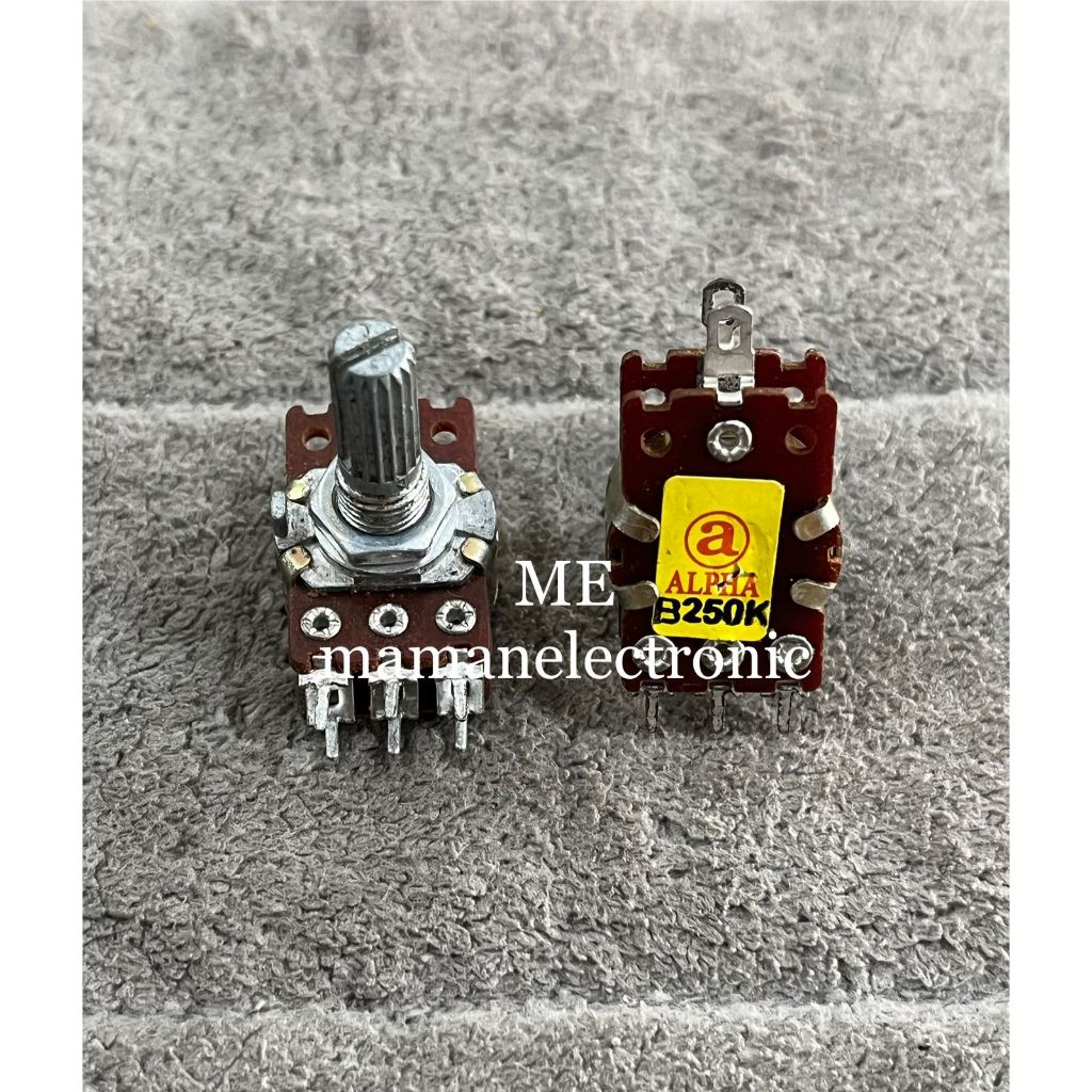 POTENSIO 250K STEREO PLUS CT +CT ALPHA
