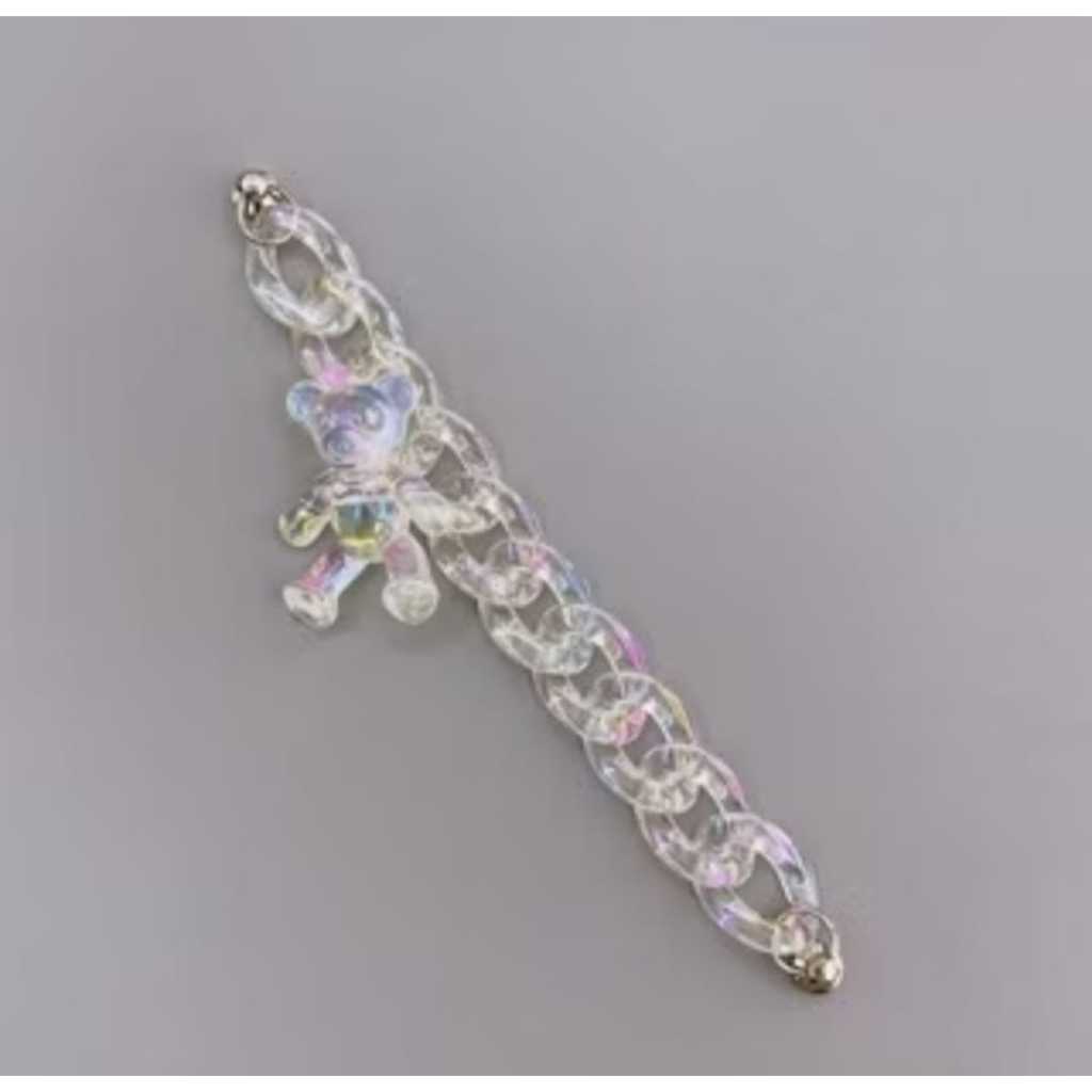 Chain Grip Manik Manik DIY HOLOGRAM / KOREAN CHAIN untuk CASE HP / RANTAI HOLO