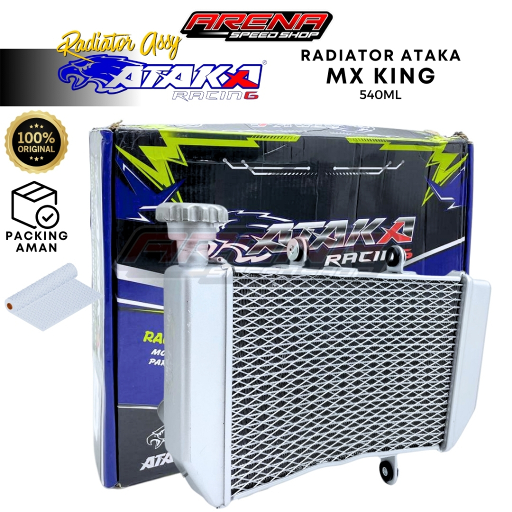 ATAKA Racing Aluminium Radiator Y15ZR 540mL - Radiator Almu Mx King V1 V2 Original Ataka Malaysia