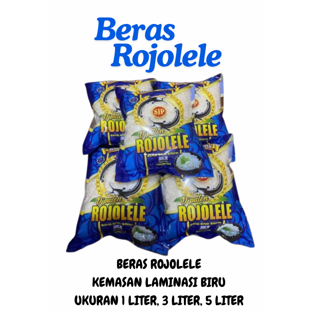BERAS ROJOLELE 3 LITER ROJOLELE 3 KG