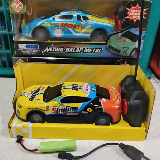Mainan Mobil Remot Balap Metal Rc Remote Control