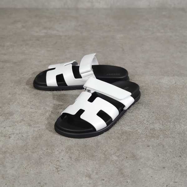 Sandal H CHYPRE BLACK WHITE SANDAL100% ORIGINAL