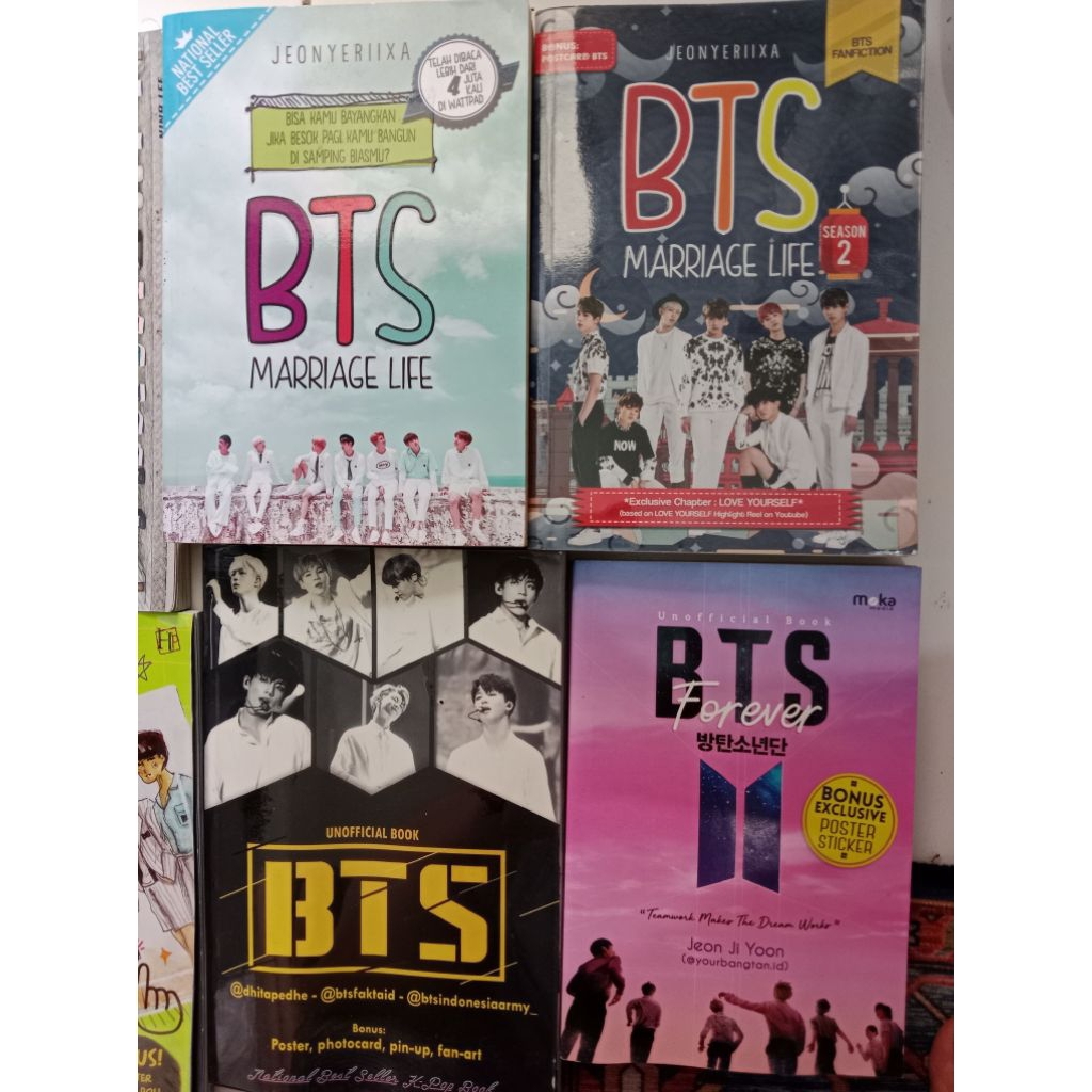 preloved novel bts