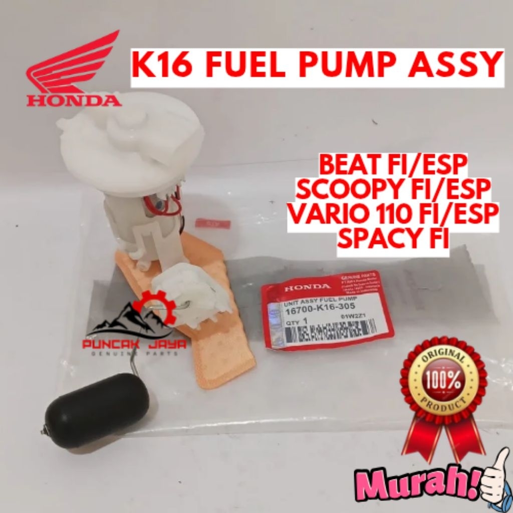 FUEL PUMP ASSY ORIGINAL YAMAHA KODE K16, FUEL PUMP ASSY BEAT FI/ESP, FUEL PUMP ASSY SCOOPY FI/ESP, F