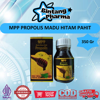 MPP PROPOLIS MADU HITAM PAHIT (350GR) - MERINGANKAN DIABETES KENCING MANIS