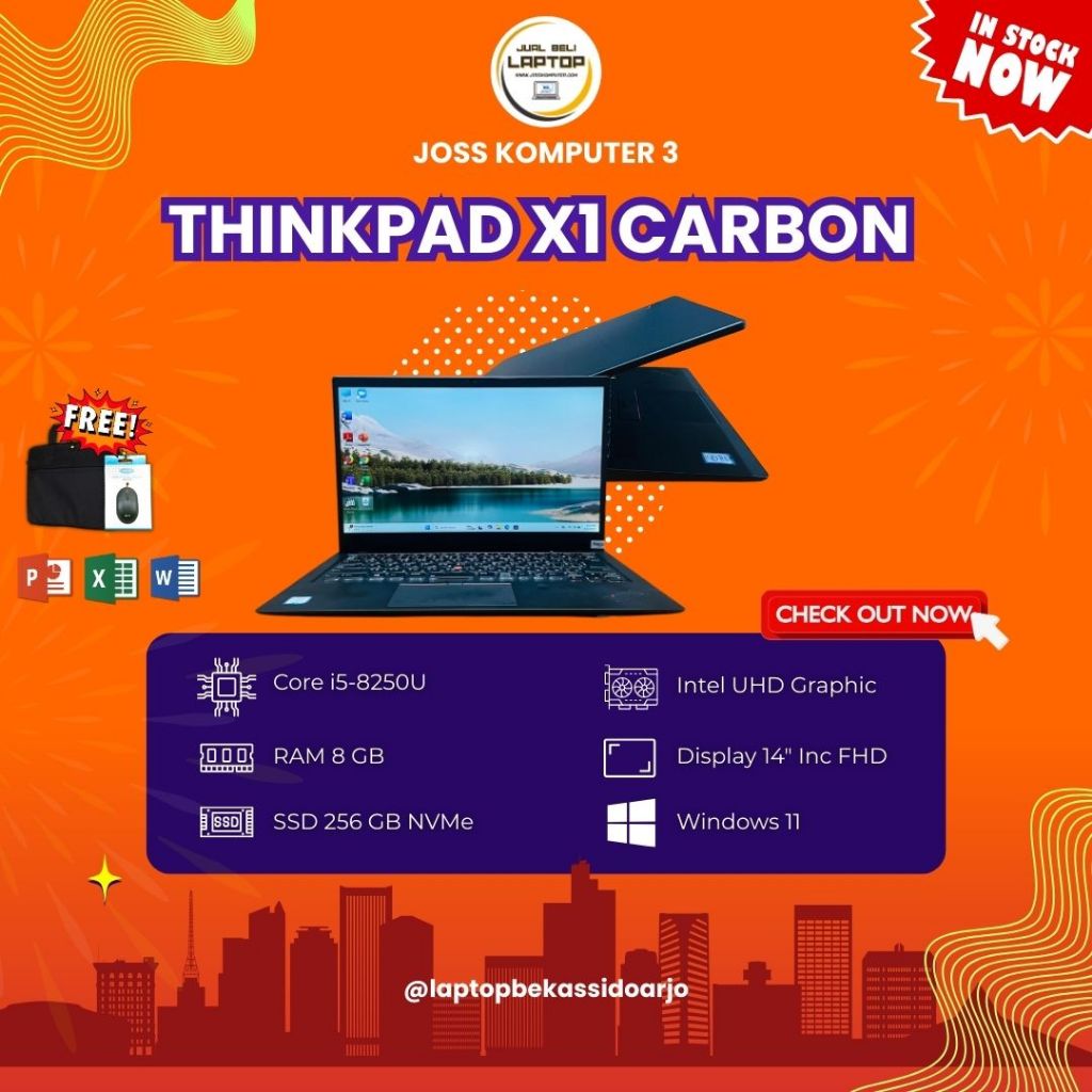LAPTOP SECOND MURAH LENOVO THINKPAD X1 CARBON