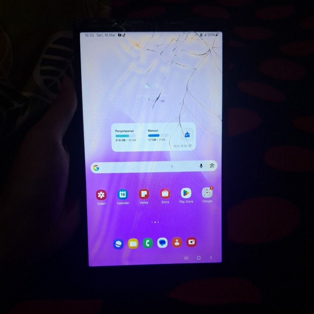 Tab Samsung a7 lite minus Lcd
