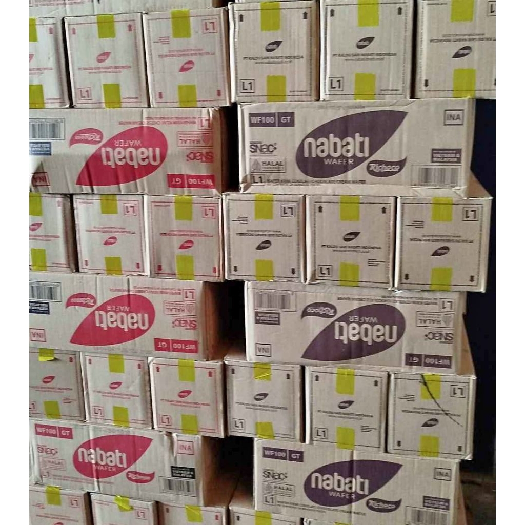 Wafer Nabati Hajatan 1 Dus Wafer Cokelat Keju