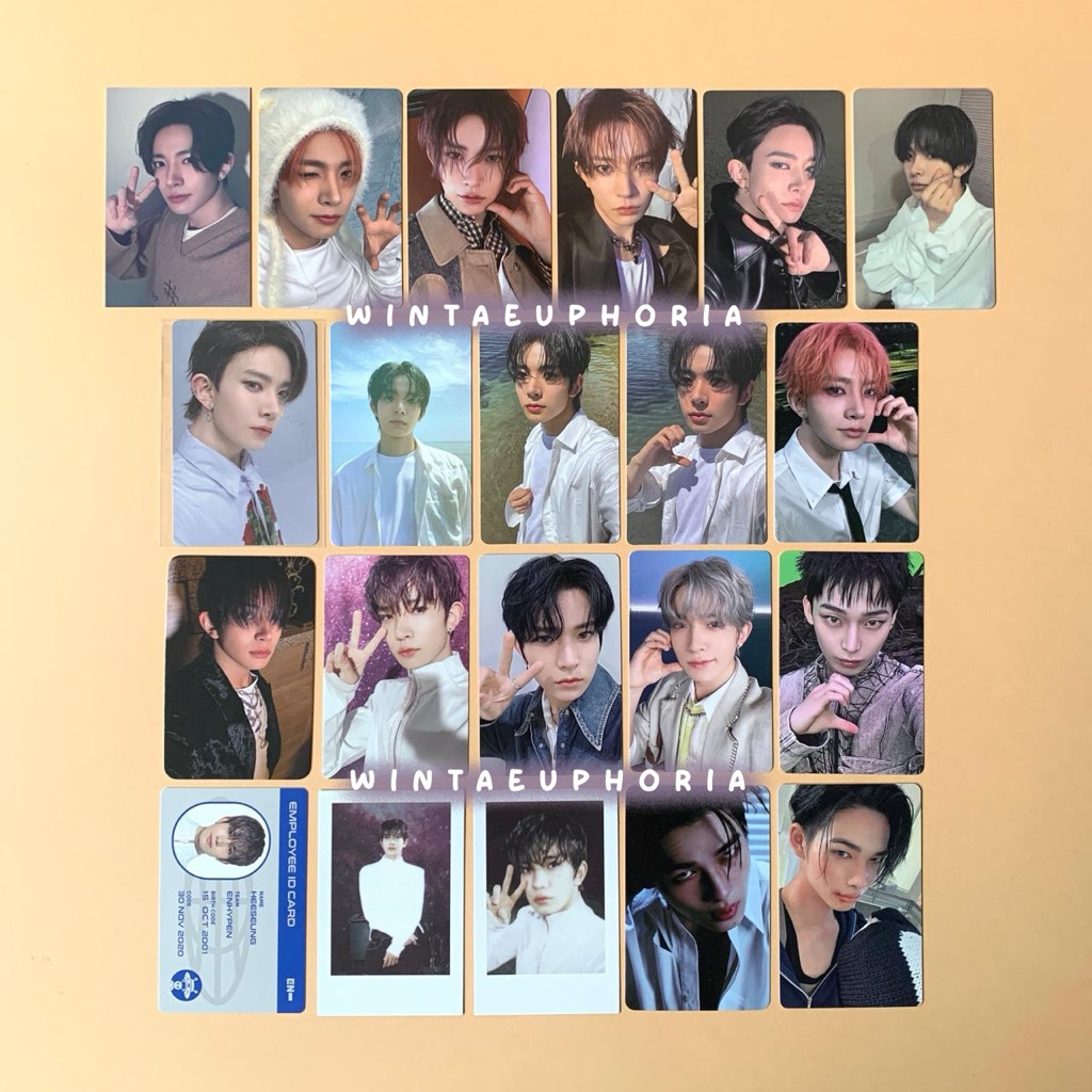 LUCKY DRAW LD PHOTOCARD PC YIZHIYU YZY D:D DIMENSION DILEMMA D:A DIMENSION ANSWER  OB ORANGE BLOOD R