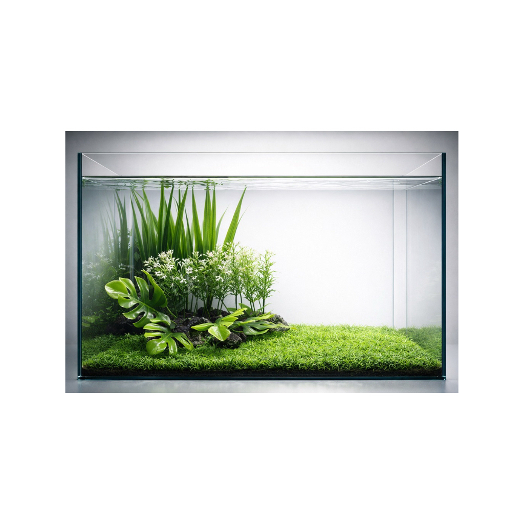 akuarium mini set aquascape