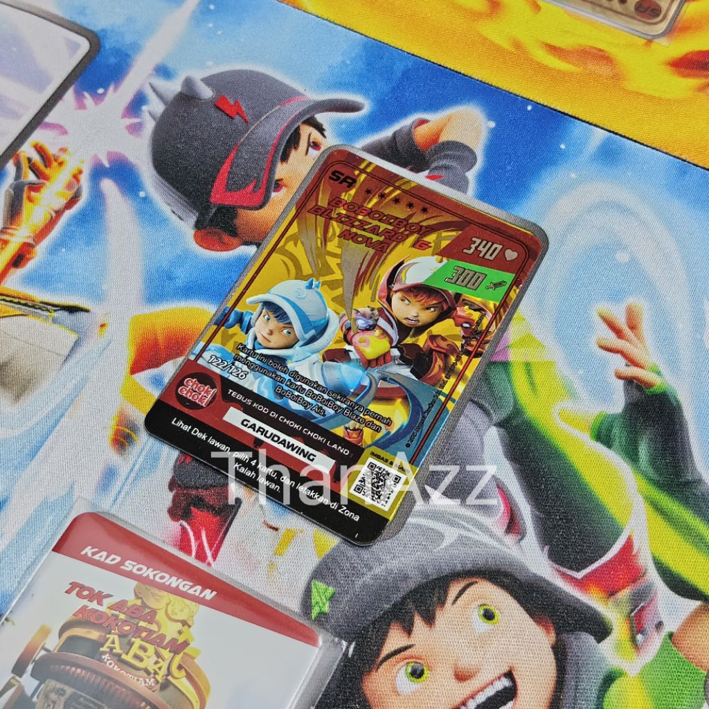 Kartu Hologram Choki Choki Versi 2 Boboiboy Monsta Galaxy Card