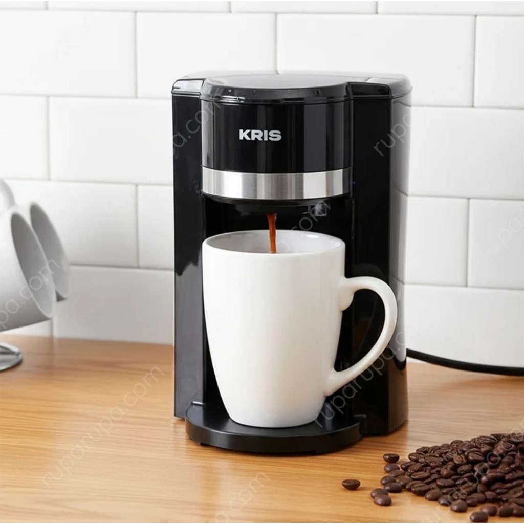 Coffee Maker KRIS Mesin Kopi Otomatis Mini Praktis Coffee Machine Untuk Rumah & Kantor