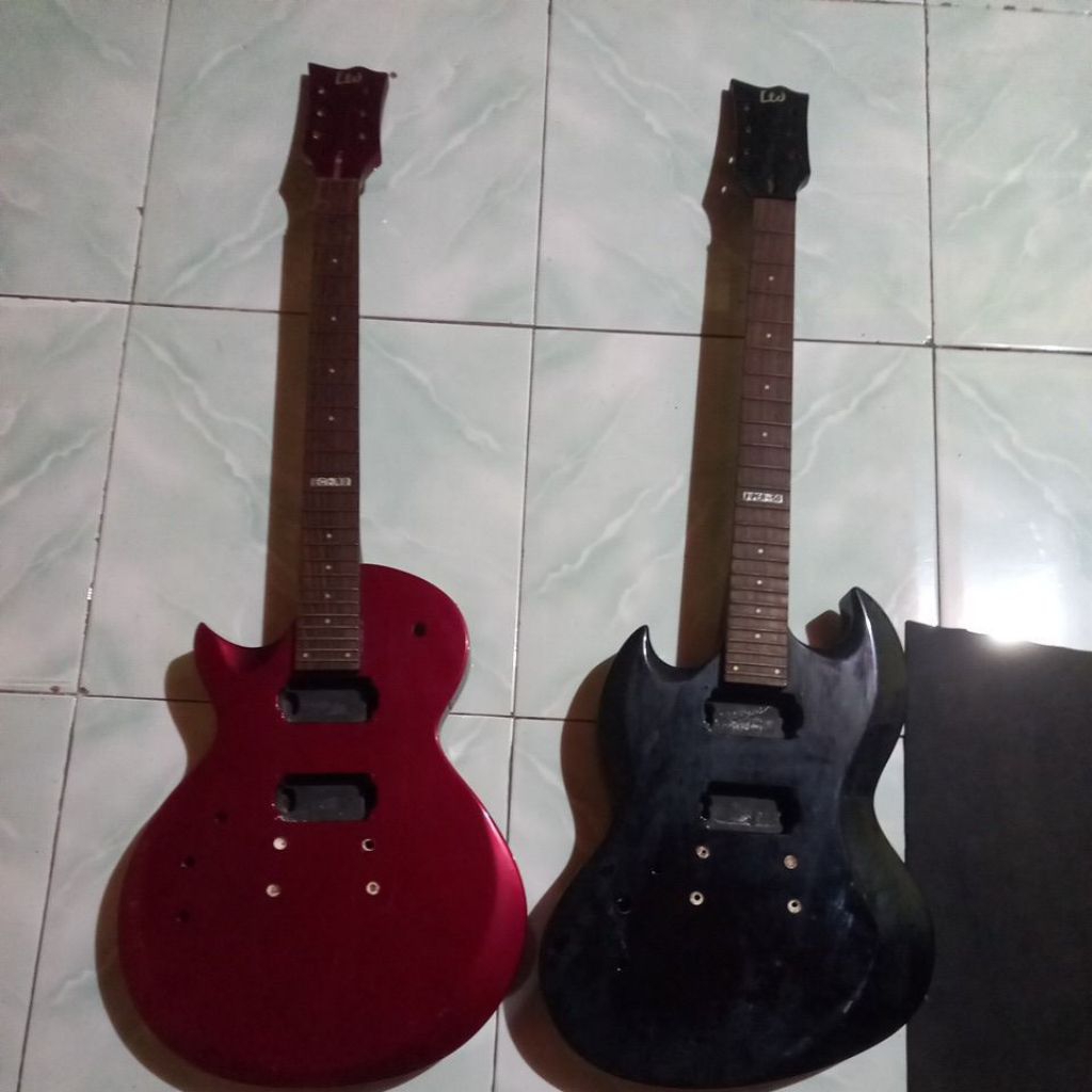 Gitar LTD 6 string model kiri (kidal) original