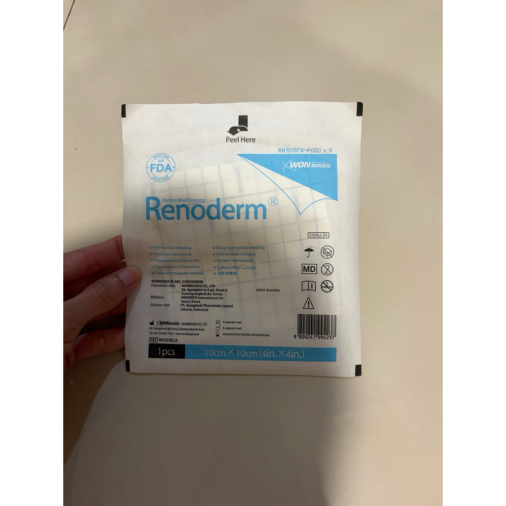 Renoderm Hydrocolloid Dressing 10cm x 10cm