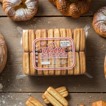 Biskuit Gabin Kabin Havana kecil 245 gram Gurih, Renyah, Camilan Sehat