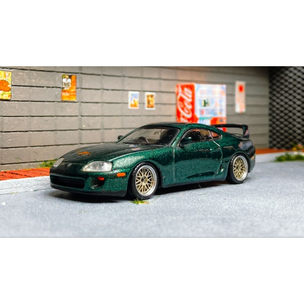 Mini GT Toyota Supra Dark Green