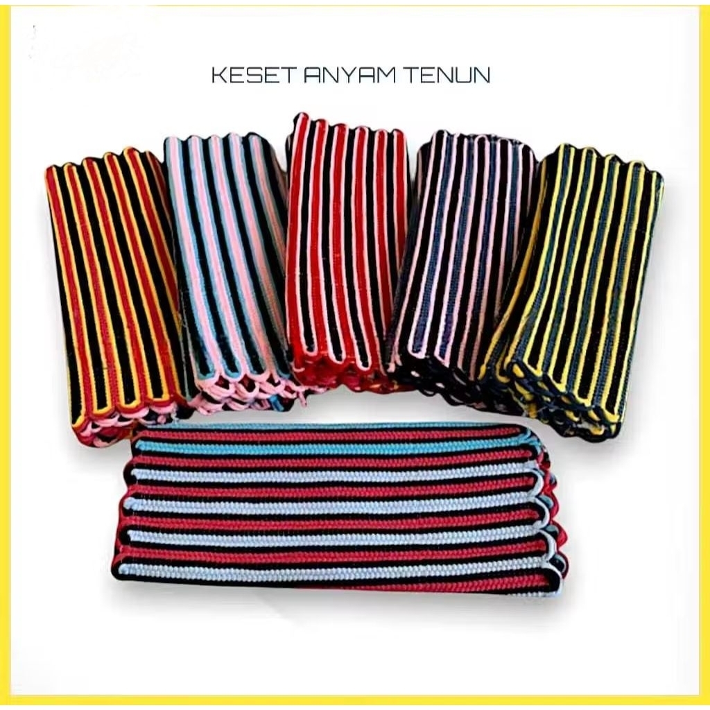 Keset Tenun Anti Slip, Menyerap Air Keset Lantai Keset Dapur Kain Lap Kaki