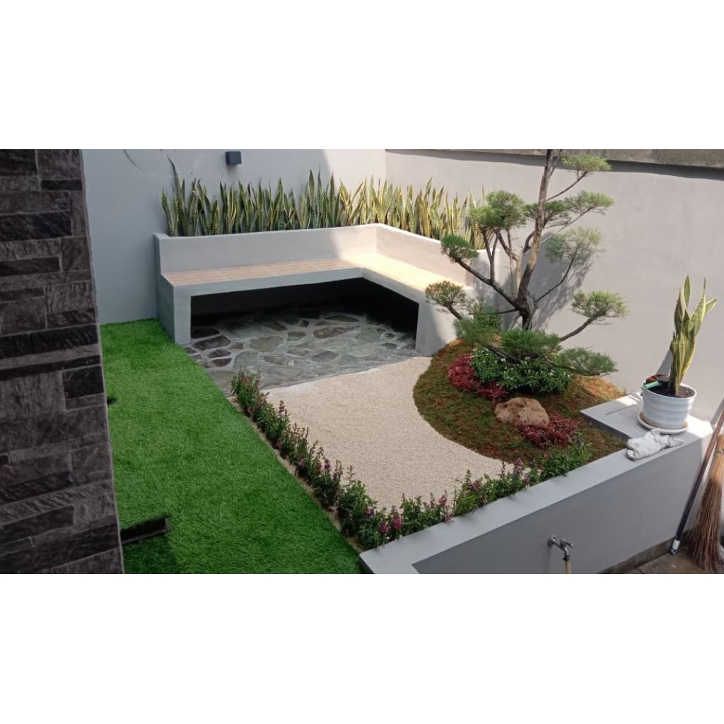 jasa pembuatan taman kering/taman bangku