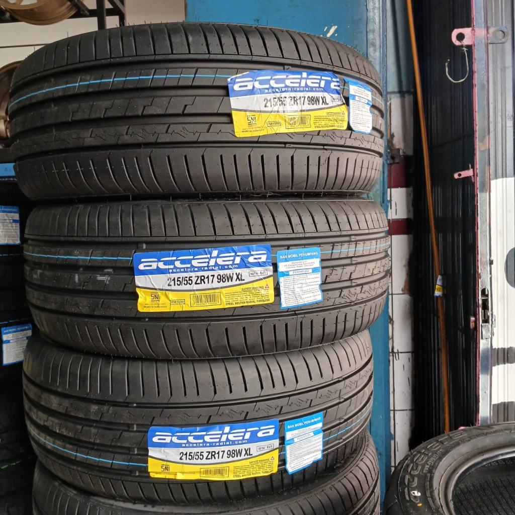 ban tubles ukuran 215 55 r17 accelera iota evt 215/55 r17 produksi terbaru