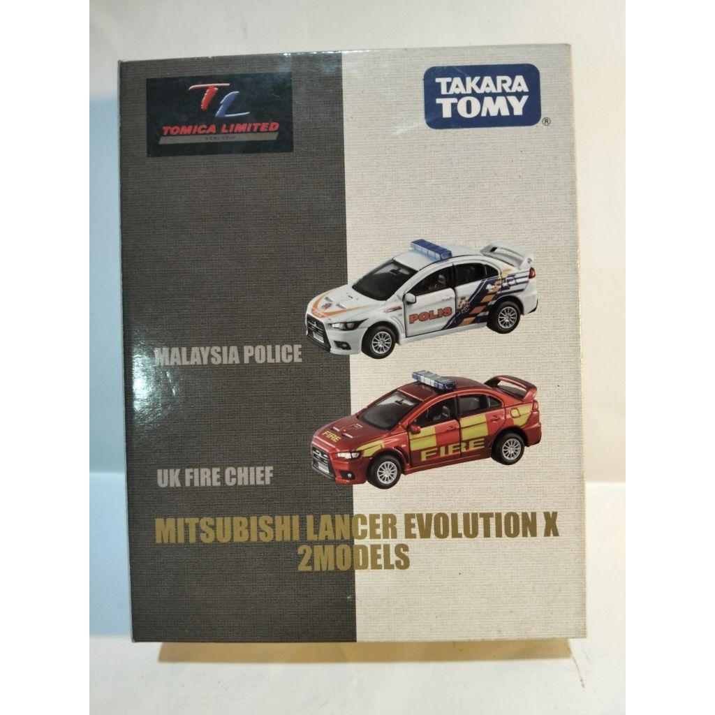 Tomica limited Evo X police